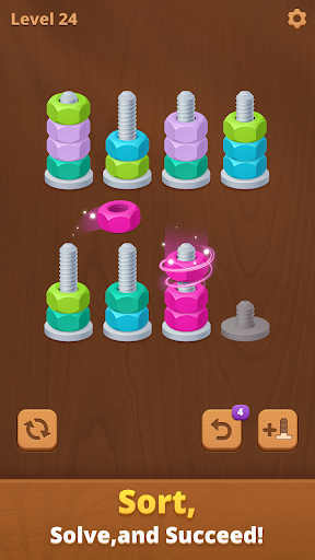 Yong'oqni saralash jumboq: Saralash o'yinlari