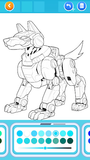 Mecha Color: Rang berish o'yinlari